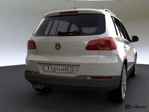 volkswagen tiguan 2012 sportstyle 3D Model