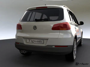 volkswagen tiguan 2012 sportstyle 3D Model