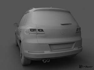 volkswagen tiguan 2012 sportstyle 3D Model
