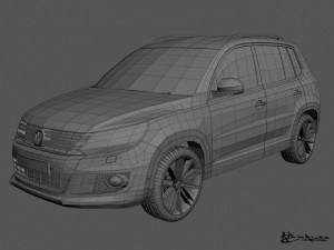 volkswagen tiguan 2012 sportstyle 3D Model