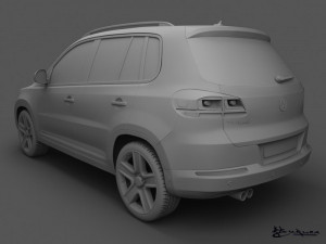 volkswagen tiguan 2012 trackfield 3Dモデル