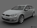 Volkswagen Golf Variant 2014 Modello 3D