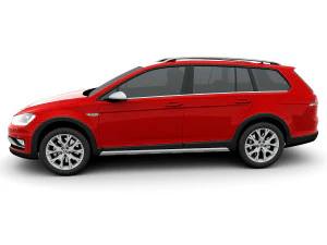 volkswagen golf alltrack 2015 3D Model