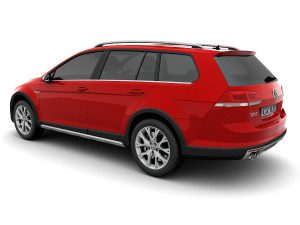 volkswagen golf alltrack 2015 3D Модель
