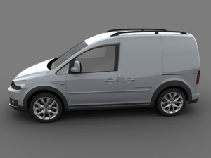 volkswagen cross caddy kasten 2013 Modello 3D