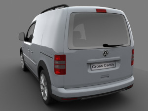 volkswagen cross caddy kasten 2013 Modello 3D