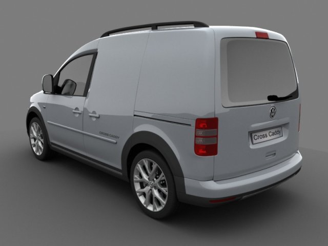 Download volkswagen cross caddy kasten 2013 3D Model