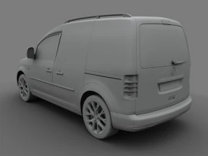 volkswagen cross caddy kasten 2013 3D Model