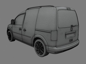volkswagen cross caddy kasten 2013 Modello 3D
