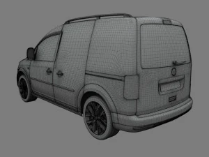 volkswagen cross caddy kasten 2013 3D Model