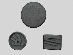 vag logos 3D Model