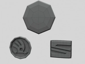 vag logos 3D Model