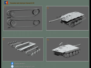Maresal M05 3D print scale model 3D print model Model Cetak 3D