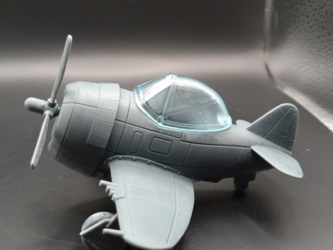 P-47 Thunderbolt Egg Plane 3D print model STL Modèles 3D en vedette
