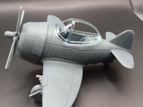 P-47 Thunderbolt Egg Plane 3D print model STL Modèles 3D en vedette