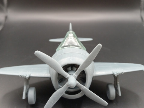 P-47 Thunderbolt Razorback 3D Printable Egg Plane Model do druku 3D