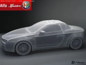 alfa romeo spider 2006 3D Model