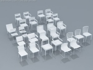 chairs Modelo 3D
