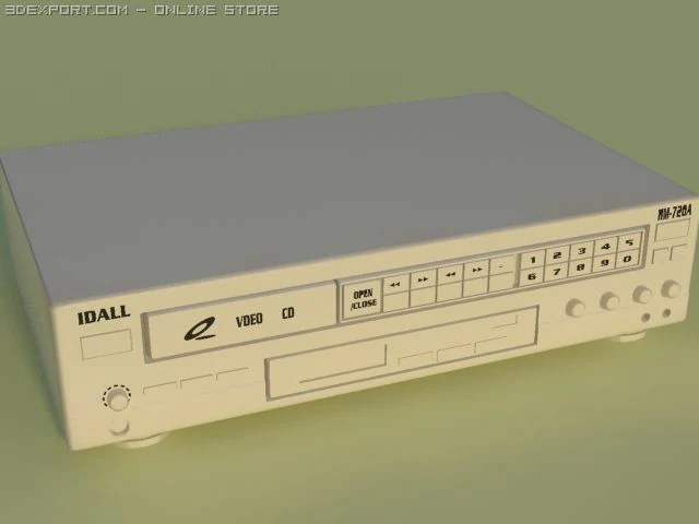 vcr 3D Model .c4d .max .obj .3ds .fbx .stl .blend 