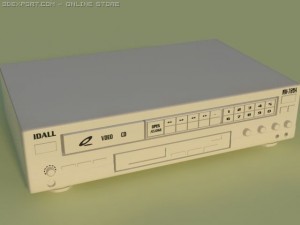 vcr Modelo 3D