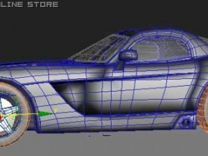dodge viper srt 10 3D Модель