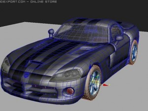 dodge viper srt 10 3D Модель