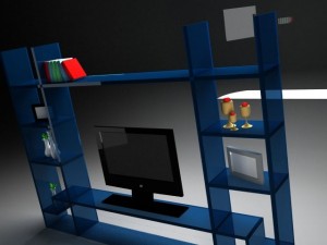 simple shelve Model 3D