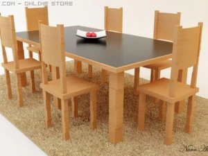 dinner table 3D Model