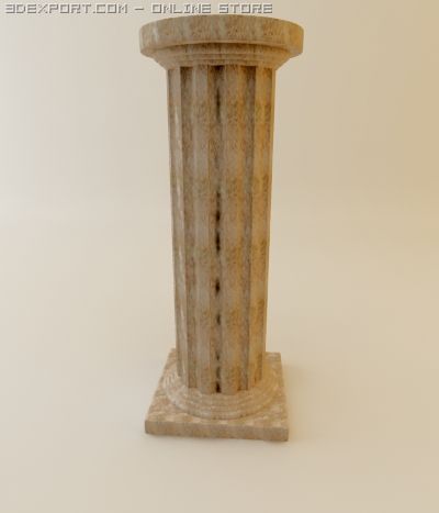 column 3D Model .c4d .max .obj .3ds .fbx .stl .blend