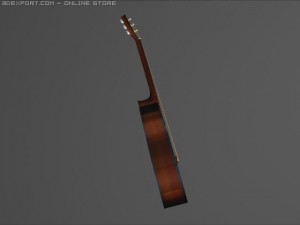 3model of acoustic guitar 3D Model