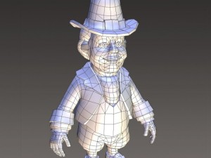 cartoonish civilian male 3D Модель