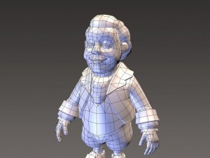 cartoonish civilian male 3D Модель