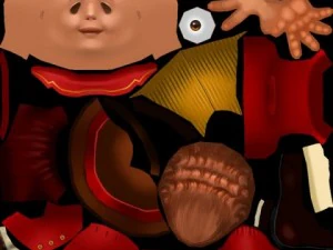 cartoonish civilian male 3D Model
