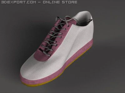 shoe 3D Model .c4d .max .obj .3ds .fbx .stl .blend 