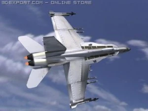 f 18 3D 模型