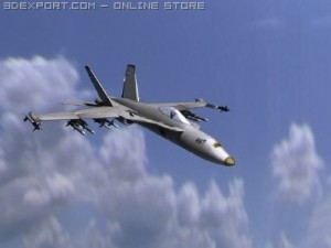 f 18 3D Model