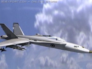 f 18 3D Model