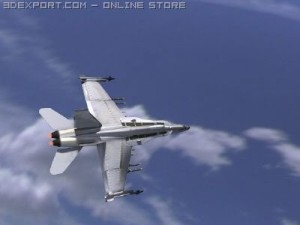 f 18 3D Model