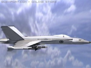 f 18 3D Model