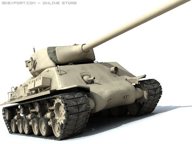 m51 sherman Modelo 3D .c4d .max .obj .3ds .fbx .stl .blend 