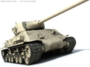 m51 sherman 3D Model