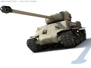 m51 sherman Modelo 3D