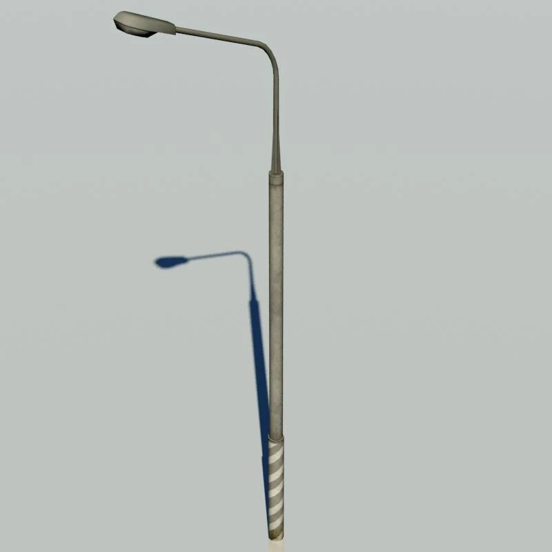 фонарная улица 3D Модель .c4d .max .obj .3ds .fbx .stl .blend