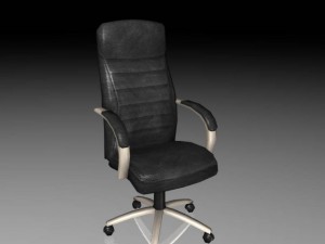 chair office 03 Model 3D