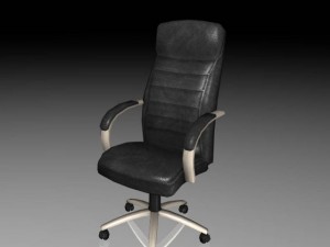 chair office 03 Modelo 3D