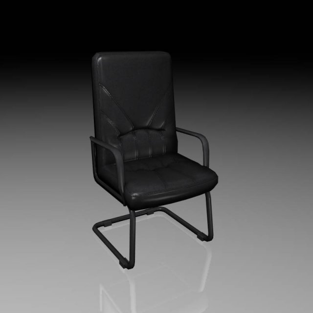 office chair 07 3D Model .c4d .max .obj .3ds .fbx .stl .blend