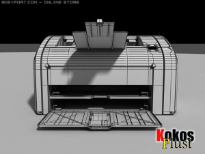hp laserjet 1020 printer Model 3D