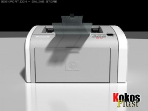 hp laserjet 1020 printer Model 3D