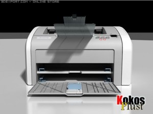 hp laserjet 1020 printer Model 3D