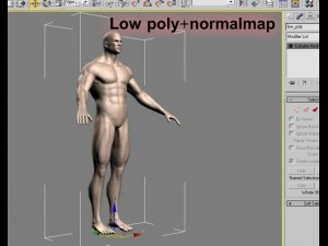 athletic male normal maps 3Dモデル
